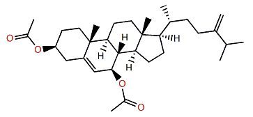 24-Methylenecholest-5-en-3b,7b-diol diacetate